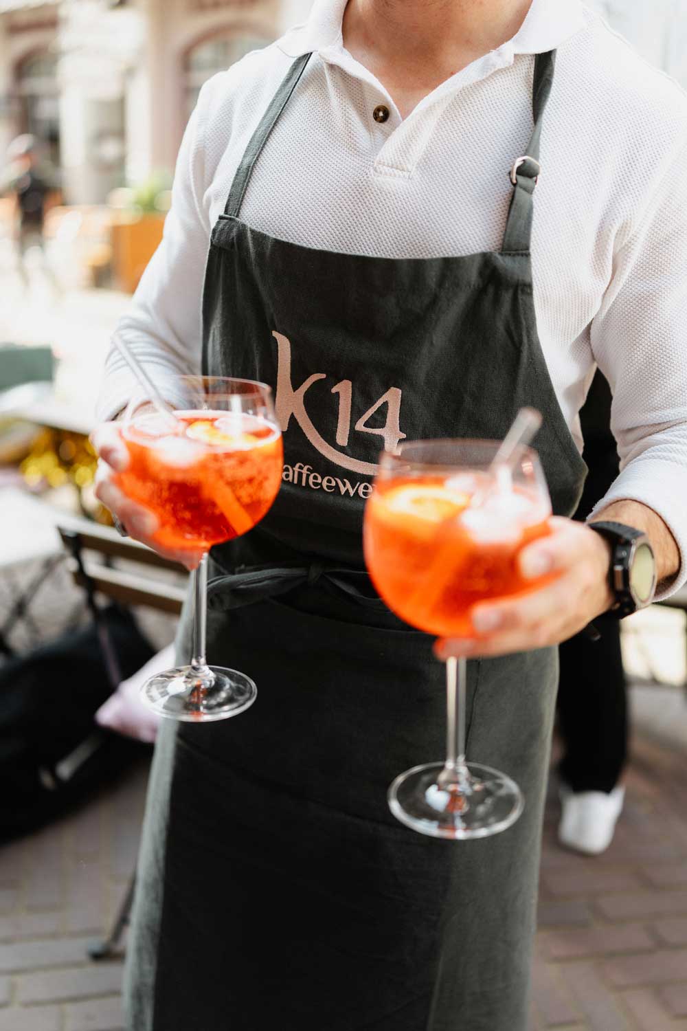 Erfrischender Aperol Spritz im K14 Hannover Altstadt